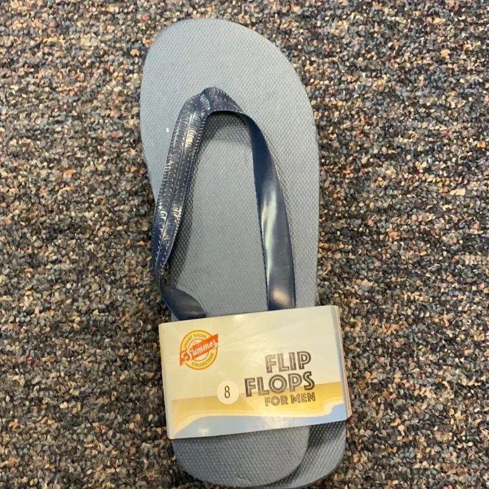 BLue Flip Flops sz. 8